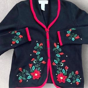 Tiara International Christmas Sweater Women’s medium